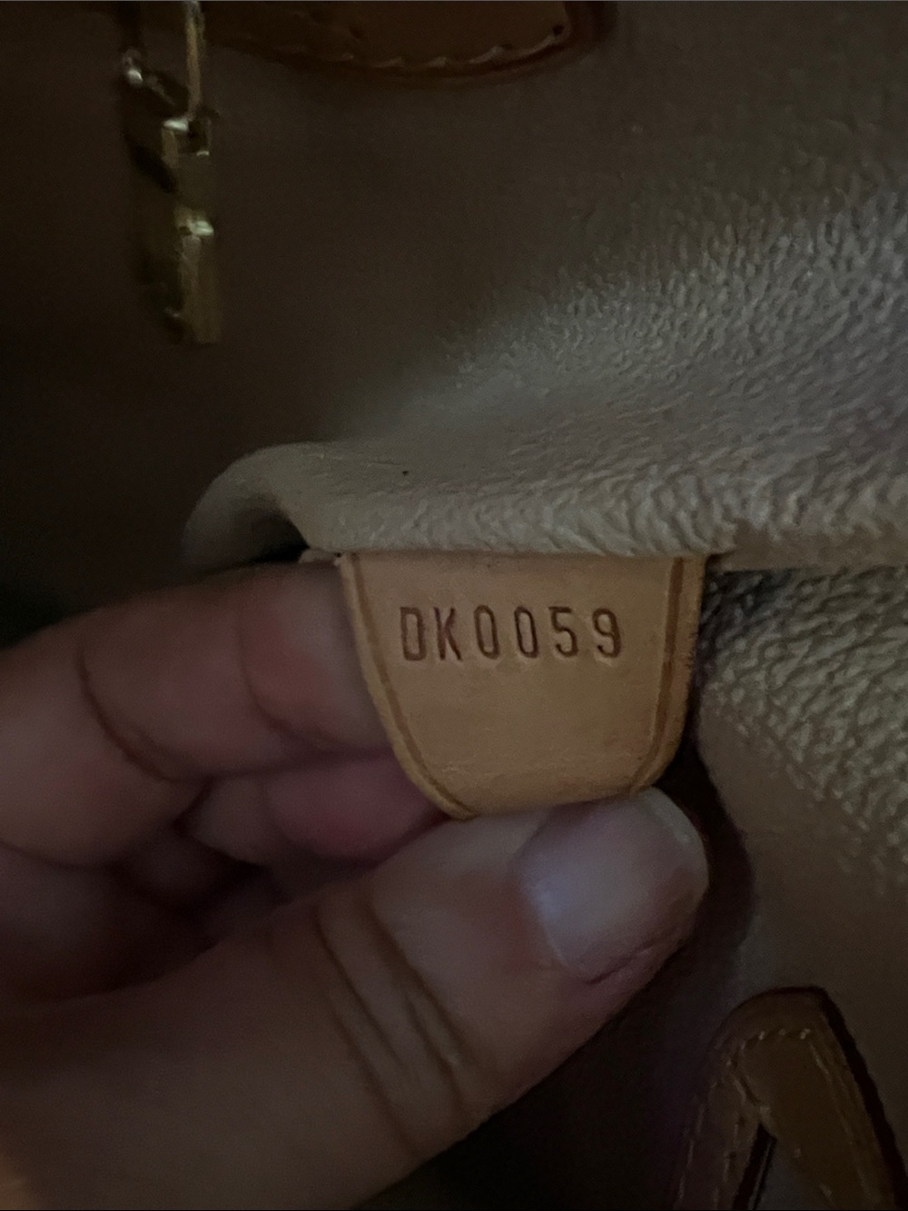 Louis Vuitton Monogram Canvas Bucket Tote with Tan Leather Trim - Picture 3 of 6